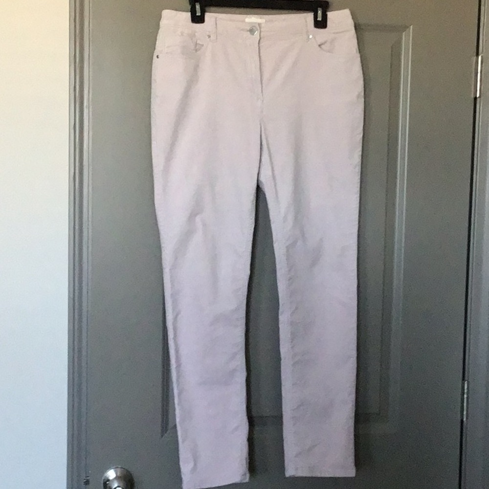 Chico’s light lilac cord stretch jeans .5